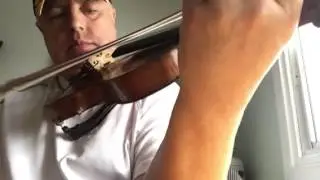Rare German gypsy violin with beautiful inlays
