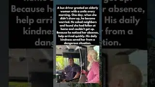 Bus driver&rsquo;s care an elderly woman&rsquo;s life