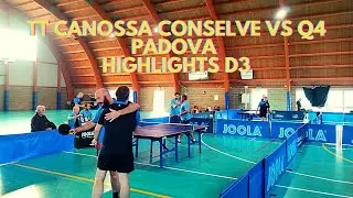 TT CANOSSA CONSELVE 2 | Q4 PADOVA 5 (HIGHLIGHTS D3 VENETO table tennis championship)
