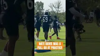 Nate Davis (64) Was A Full Participant at Bears First Training Camp Practice #chicagobears #Bears
