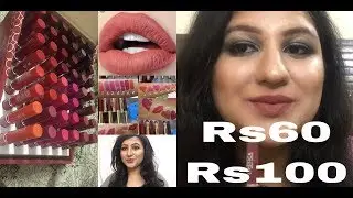 ADS Elissa Lipstick Swatches - Rs60-100