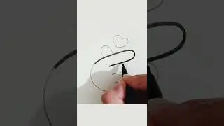 Korean heart drawing ❤️ #shorts #art #youtubeshorts #viral #shortvideo #ytshort