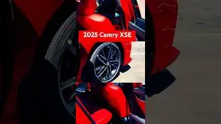 Toyota Camry XSE red on red! #automobile #toyotacamry2025