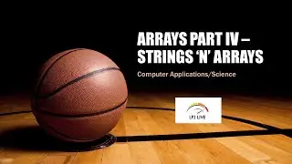 Arrays | C++| Part IV | Strings | Malayalam Tutorial | Computer Applications | COMPUTER SCIENCE