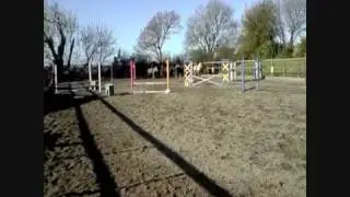 Phoebe and Jess Jumping - Bowlings - 02/11/08