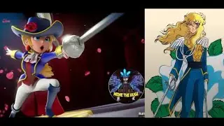 Se Peach fosse lady oscar, sigla parodia cantata da Pauline.