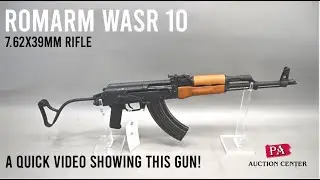 60 Romarm War-10 AK47 7.62x39mm Rifle - A Quick Video in our Photo Booth