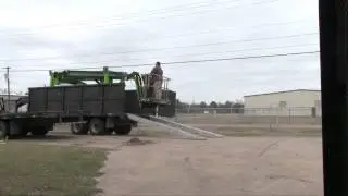 SD64 Loading in Dump Trailer