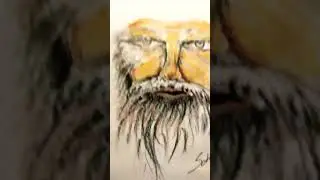 A Old Man drawing#shortvideo#youtube#soham art