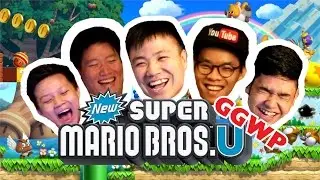 MUSTAHIL maen sama GOGOGOY, MOSES, SONALIBABA, & GIO !! - New Super Mario Bros [WiiU] INDONESIA