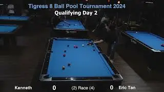 Tigress 8 Ball Pool Tournament 2024 (Kenneth vs Eric Tan