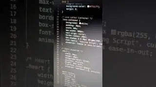 Love Letter with HTML & CSS | Heartbeat Effect & Glow Magic! 💖