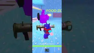 SHOOT ATTACK BARRY PURPLE GUY! FAST FREDBEAR PRISON RUN! OBBY GAMEPLAY #Roblox