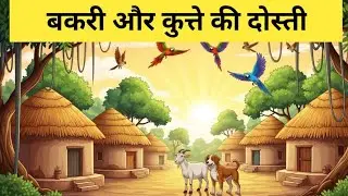 बकरी और कुत्ते की मजेदार कहानी | | Hindi Moral StoryGoat and Dog Story in Hindi |