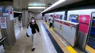 Ryogoku Station E12 | Toei Oedo Line Walks | Tokyo Subway Exploration | Japan 4K ASMR