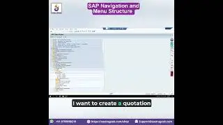 SAP Navigation and Menu Structure