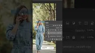 How To Blur Photo Background in Photoshop | 1-Minute Photoshop Tutorial #shorts #viral