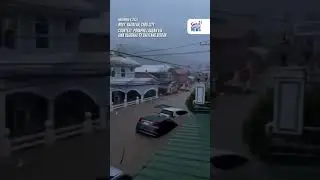 Mga sasakyan sa Cebu City, inanod ng baha dahil sa Bagyong Tino | GMA Integrated News