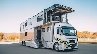 This 2026 Mercedes Actros Double-Decker Motorhome Is Bigger Than a House 😱