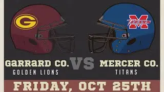 Mercer County vs Garrard County | Senior Night | 2024 KHSAA Football