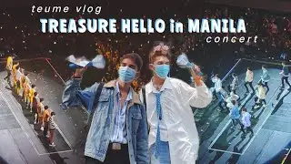 treasure hello in manila concert | (teume vlog) + fancam performances