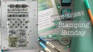 Stamping Sunday ||  Christmas Card with 2 [very old] Stamp Sets