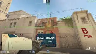Straightforward and Simple Mirage Window smoke (NO D KEY HOLD)