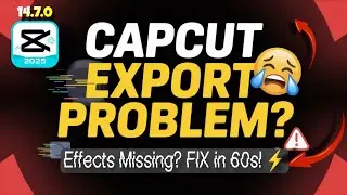 Export Bug | Text & Effects Missing After Export? Fixed!  CapCut PRO 2025 Update ✅