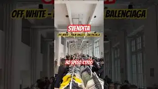 Svendita abbigliamento luxury, palm angels off-white Balenciaga acne studios #svendita Firenze