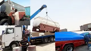 Water Tanker Old Paint Remove And New Painting || Tanker Loading and Unloading || Truck World 1
