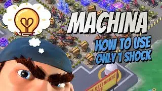 Boom Beach How to solo Machina with only one shock