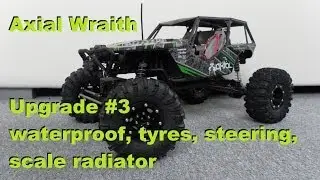 Axial Wraith - Upgrade  -3- waterproof, steering, ... (overview/timelapse)