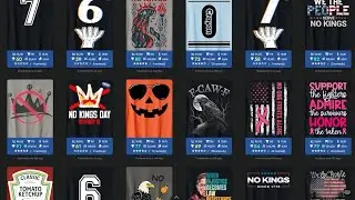 Amazon Merch, ETSY & Redbubble Trending Niche #09 Halloween Niche For Merch By Amazon #merchondemand