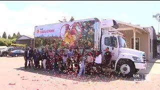 SLO Food Bank shows off colorful new delivery trucks