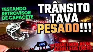 TESTANDO RETROVISOR DE CAPACETE! - Dualtron New Achilleus (RED)