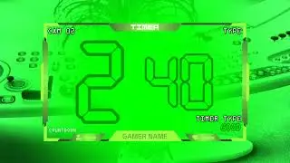 5 Minutes timer font use: 7 Segment and 1 Minute = Random Music