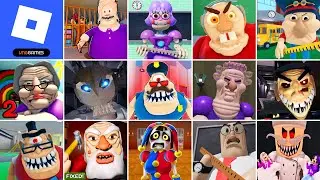 Roblox,Toby's HOSPITAL,Miss Marie's Library,Miss Ani-Tron's Detention,ESCAPE EVIL GRANDPA,EPIC SC...
