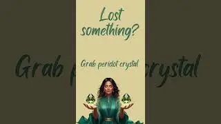 Lost something? Grab peridot crystal #lostsomething #crystal #crystals #crystalmanifestation