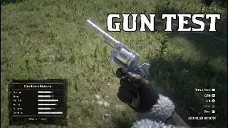 RDR2 GUN TEST HIGH ROLLER PISTOL