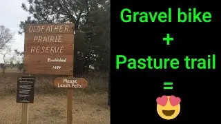 Oldfather prairie trail via gravel bike (Kearney, NE)