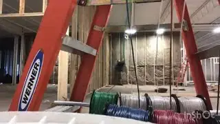 Electrician Runs Conduit and Pulls Wire to Power Outlets
