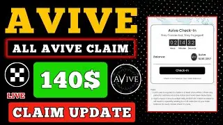 Avive All Token Claim Update 🤑 Avive Token Hold Or Sell 💸 Avive Mining Airdrop Update💲