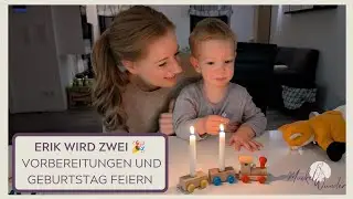 Erik wird zwei 🎉 Vorbereitungen und Geburtstag feiern | Waldtiere Geburtstags | Zweiter Geburtstag