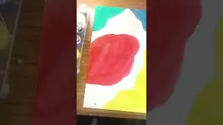 My third boho painting🎨🖌️ Soft & Aesthetic Wall Decor✨#bohoart#artwork#aesthetic art#viral