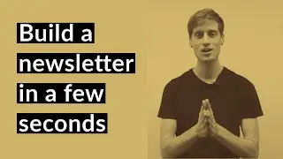 Create a Beautiful Email Newsletter in Just a Few Seconds