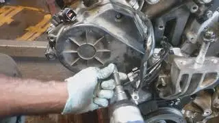 08 Santa fe engine  removal/teardown/water pump install