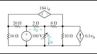 Thevenin con fuentes dependientes.Theorem with Dependent Source. Fuentes Dependientes simulacion