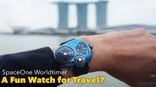A Spaceship Watch for Travel - SpaceOne Worldtimer