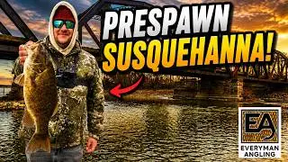 Pre-Spawn Bass Fishing on the Susquehanna River!