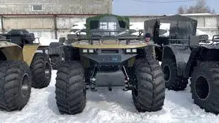 Сравнение разных комплектаций снегоболотохода ФанТом.